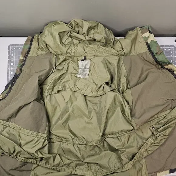 Parka Cold Weather M81 Camouflage Large Long USGI Military Rain Coat Jacket Army - Picture 10 of 16